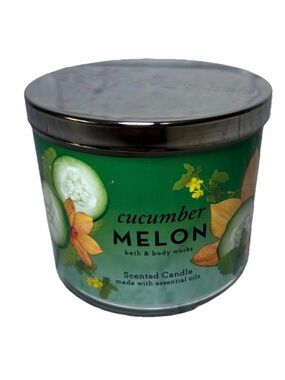 Bath and Body Works candle 3 wick - Cucumber Melon